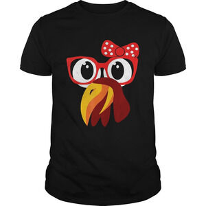 Cute Turkey Face With Glassesbow Nerdy Shirt
